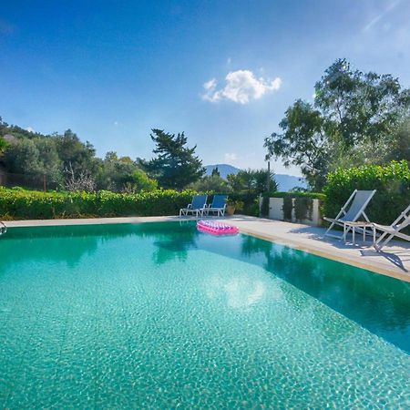 Villa Afionas - 3 Minutes From The Beach With Heated Eco-Pool And Sunset View מראה חיצוני תמונה