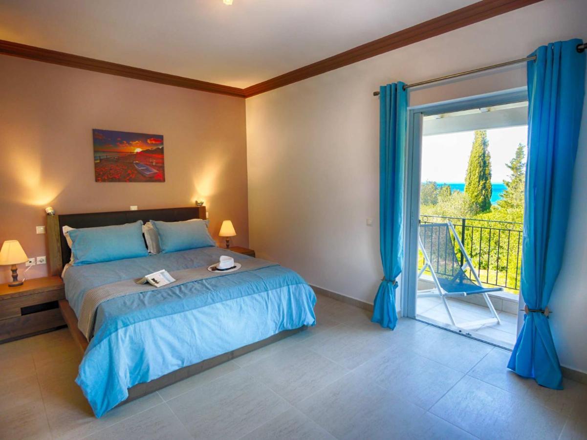 Villa Afionas - 3 Minutes From The Beach With Heated Eco-Pool And Sunset View מראה חיצוני תמונה