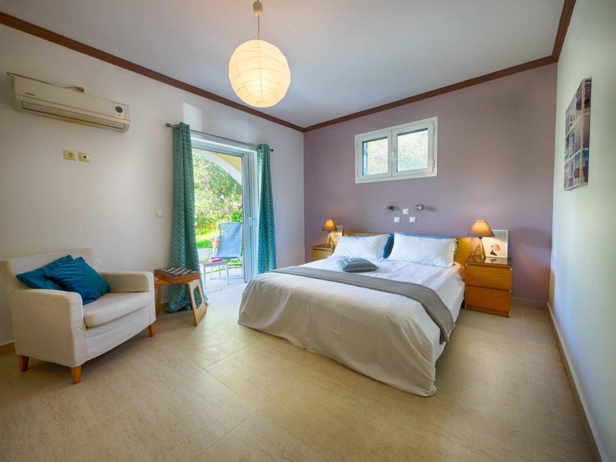 Villa Afionas - 3 Minutes From The Beach With Heated Eco-Pool And Sunset View מראה חיצוני תמונה