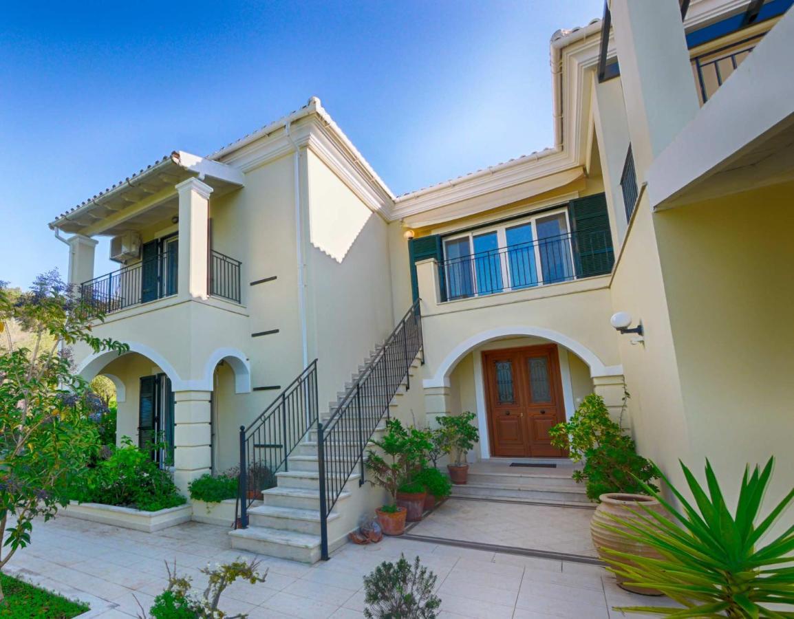 Villa Afionas - 3 Minutes From The Beach With Heated Eco-Pool And Sunset View מראה חיצוני תמונה
