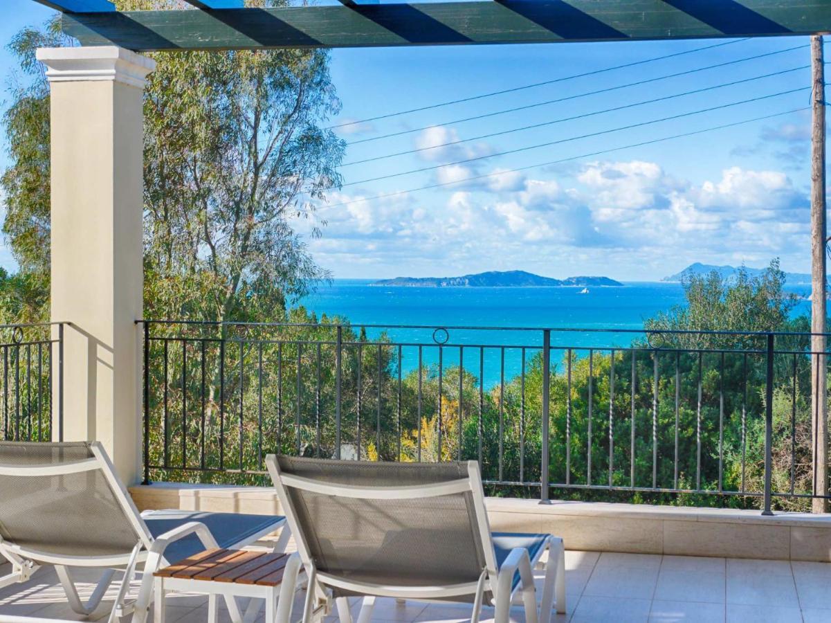 Villa Afionas - 3 Minutes From The Beach With Heated Eco-Pool And Sunset View מראה חיצוני תמונה