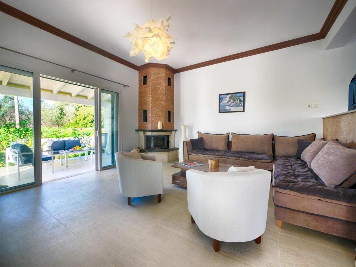 Villa Afionas - 3 Minutes From The Beach With Heated Eco-Pool And Sunset View מראה חיצוני תמונה