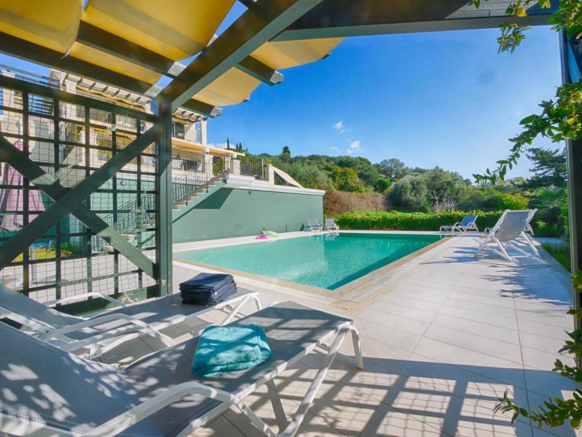 Villa Afionas - 3 Minutes From The Beach With Heated Eco-Pool And Sunset View מראה חיצוני תמונה