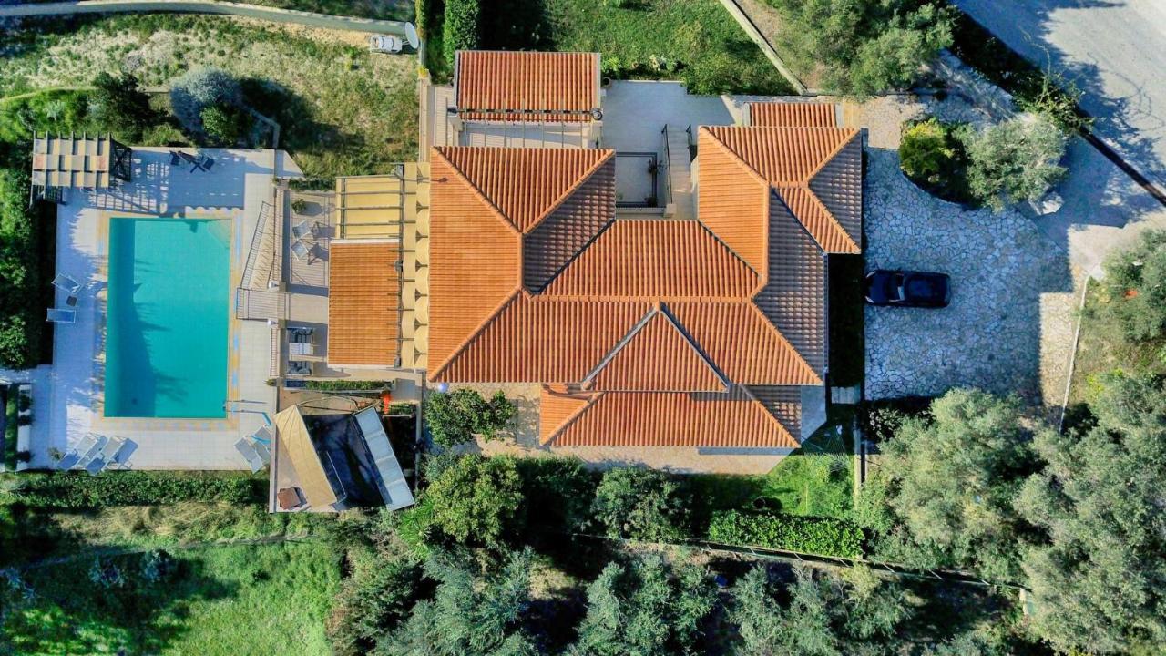 Villa Afionas - 3 Minutes From The Beach With Heated Eco-Pool And Sunset View מראה חיצוני תמונה