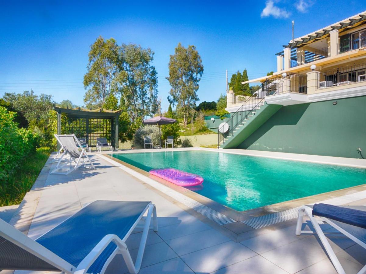 Villa Afionas - 3 Minutes From The Beach With Heated Eco-Pool And Sunset View מראה חיצוני תמונה